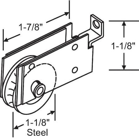 Patio Door Roller Assembly